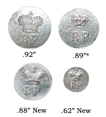 Royal Provincial Buttons